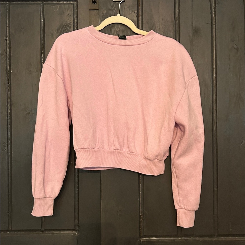 Cropped sweatshirt